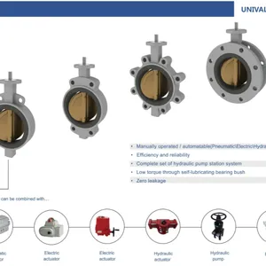 Marine Stainless Steel Double Eccentric LUG Butterfly Valve With Certificates From Major Classification Societies thumbnail-2