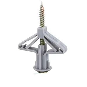 Wall Anchors for Drywall and Brick Wall Installation Ribbed Design PA66 Nylon Full Sizes Available Easy Installation thumbnail-2