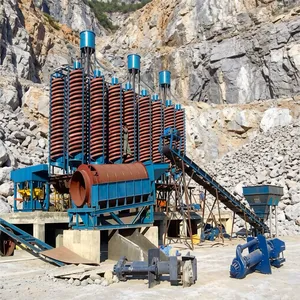 Argentina Lithium, Gold Copper Silver Ore Separator Widely Used Gravity Separation Equipment Spiral Chute Separator thumbnail-1