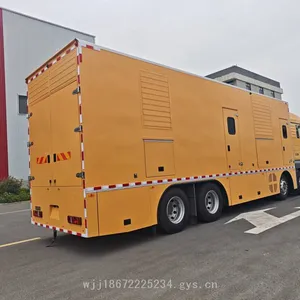 Sinotruk Shandeka 8*4 Mobile Power Supply Vehicle With 1000kw Generator Set for Emergency Engineering and Field Power Supply thumbnail-4