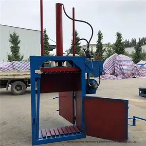Hydraulic 20-ton Solid Waste Compressor, Channel Steel Model Vertical Baler, Waste Film Recycling Baler thumbnail-1