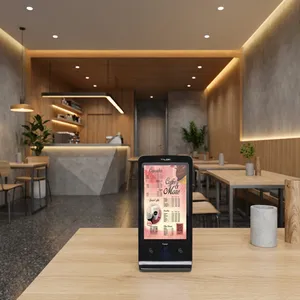 Commercial Desktop Mini Advertising Player & Charger, Low Price, Fast File Upload, Automatic Player, USB-C Charging thumbnail-1