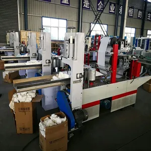 Cheap New Product 4 Color Printing Napkin Tissue Paper Cutting Machine Serviette Machine Turkey thumbnail-4