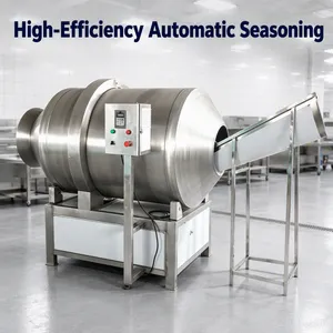 150kg per Batch Industrial Food Seasoning Mixer Octagonal Drum Mixing Machine for Fragile Snacks and Food Grains thumbnail-1
