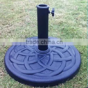 Resin Umbrella Stand Round Heavy thumbnail-1