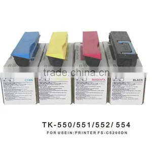 TK-550/551/552/ 554 Color Toner Cartridge for Color Kyocera Printer FS-C5200DN thumbnail-1