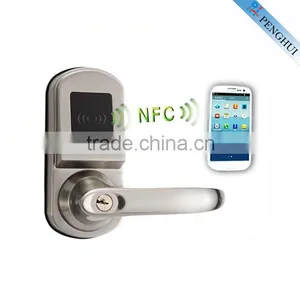 New Zinc Alloy Digital Electronic Smartphone Modern Style Nfc Door Lock thumbnail-1