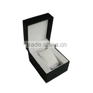 W1455-2 Factory Wholesale Velvet Watch Cushion Leather Wooden Watch Box thumbnail-3