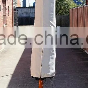 Large Outdoor Umbrella Cover With Zipper and Tie Closure thumbnail-1