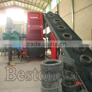 Large Capacity Waste Tire Recycling Rubber Supplier Tire Shredding Machine thumbnail-6
