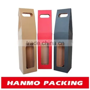 Design Your Own LOGO Corrugated Cardboard Wine Box Wholesale Factory Price thumbnail-3