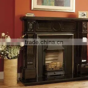 UK Style Black Granite Fireplace Surround thumbnail-1