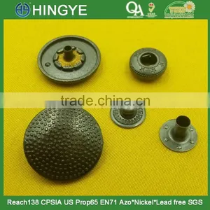 Zinc Alloy Metal Cap Snap Fastener Button for Jacket -- MA1293 thumbnail-1