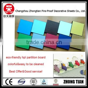 Kids Toilet Partition Board Hpl High Pressure Laminate Board Fireproof Board Compact Laminate Board thumbnail-1