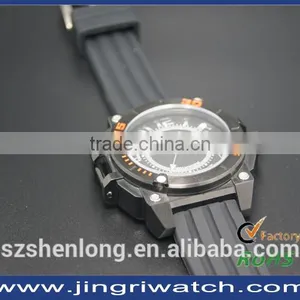 1000m Water Resistant Orologio da Polso Watch Watch Fashion Vogue Quartz Square Shaped Man Watch thumbnail-2