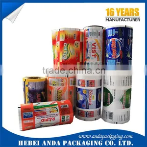Custom Printed Detergent Washing Powder Sachet Bag Powder Packaging Film Plastic Rolls thumbnail-5
