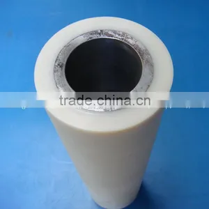 Factory Wholesale Machined Polyurethane 80-85A PU Machined Coat Rubber Plastic Teflon Coated Conveyor Rollers thumbnail-6