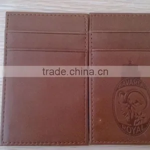 High Quality Promotion Custom Real Leather Printing Magic Wallet thumbnail-5