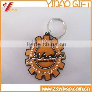 Promotional Flower Shape PVC Keychain thumbnail-1