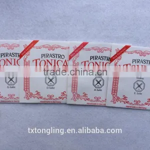 Best Selling PIRASTRO TONIKA Full Set Violin Viola Cello Strings Nylon Material thumbnail-2