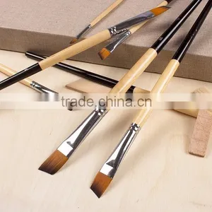 Free Sample Angular Shape Of Nylon Hair 9pcs Set Artist Brush Watercolor Brush In Stock thumbnail-5