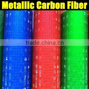 Specila Chrome Metallic 3D Carbon Film With Good Quality 1.52*20m for the Size . thumbnail-1