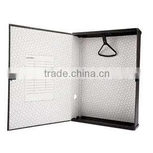 Recommended High Quality Raw Material for Box File A4 F/C Size 3'' Box File Dimensions Folding Cardboard File Box thumbnail-3