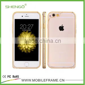 Crystal Diamond Metal Frame for IPhone 6 thumbnail-3