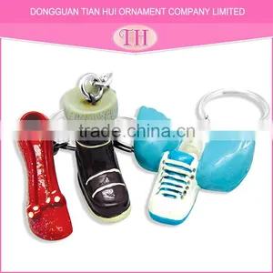 Best Fashion Design Hot Sale Personalized Handmade Resin Keychain Metal Ring thumbnail-2