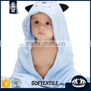 China Supplier Custom-logo Best-sale Baby Blue Bath Towel thumbnail-4