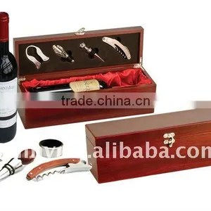 Rosewood Finish Single Wine Presentation Box thumbnail-1