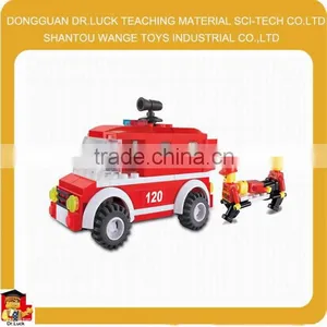 SOS Ambulance Car Plastic Building Fire Fighting Blocks thumbnail-1