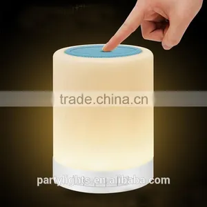 2016 Led Touch Sensor Portable Wireless Bluetooth Speaker With Smart Camping Lamp thumbnail-2