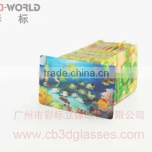 Amazing Visual Effect 3d Advertising Card With Real Top Quality thumbnail-1