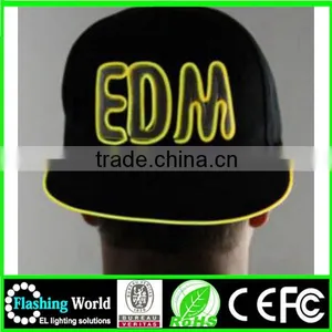 Diversified Latest Designs Evident Effect Custom Led Light Snapback Hats thumbnail-3