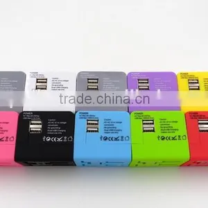 2016 Universal Multi-nation Travel Power Plug Adapter/adaptor Usb Charger thumbnail-1