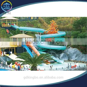 Water Park Open and Closed Spiral Slide thumbnail-1