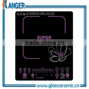 Black Crystallite Tempered Thick Ceramic Glass Panels For Induction Cooker thumbnail-3