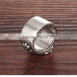 Wholesale Man Jewellery New Arrival 2016 316L Steel Cubic Zirconia Ring Men thumbnail-5
