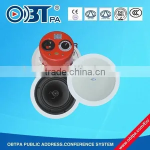 OBT-811 20W/30W/40W Ceiling Speaker for Hotel,Hospital,Conference Room,Office thumbnail-1