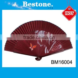 Custom Printed Folding Hand Fan for Wedding thumbnail-1