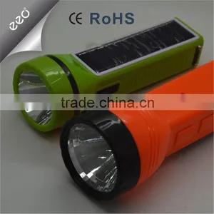 Factory Direct Export Rechargeable LED Torch With Side Solar Rechargeable thumbnail-5