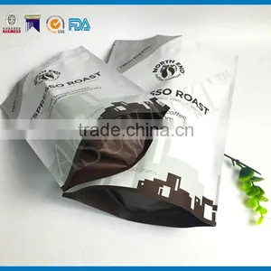 Wholesale Moisture Proof Coffee Beans Packaging Bags With Degassing Valve thumbnail-2