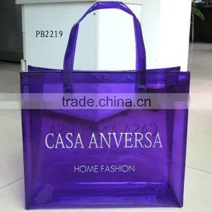 New Fashion Cheap Transparent PVC Shopping Bag thumbnail-1