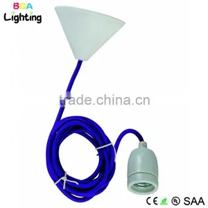 E26 Porcelain Pendant Lighting With Porcelain Ceiling Rose thumbnail-3