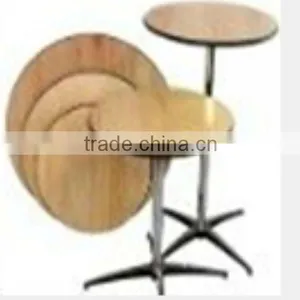 Modern Wood Bar Table and Chairs thumbnail-1
