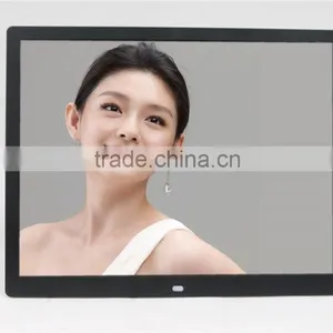 2016 New Design Photo Frame 15inch LCD Support Video / Music / Picture / Clock thumbnail-1