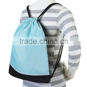 China Factory Design Your Own Polyester / Nylon Drawstring Backpack thumbnail-4