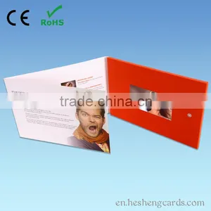 Factory Supply 4.3 Inch Video Brochure/video Brochure Card /lcd Video Brochure for Business Advertising/promotion thumbnail-4