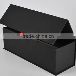 Matt Black Cardboard Wine Paper Box thumbnail-3